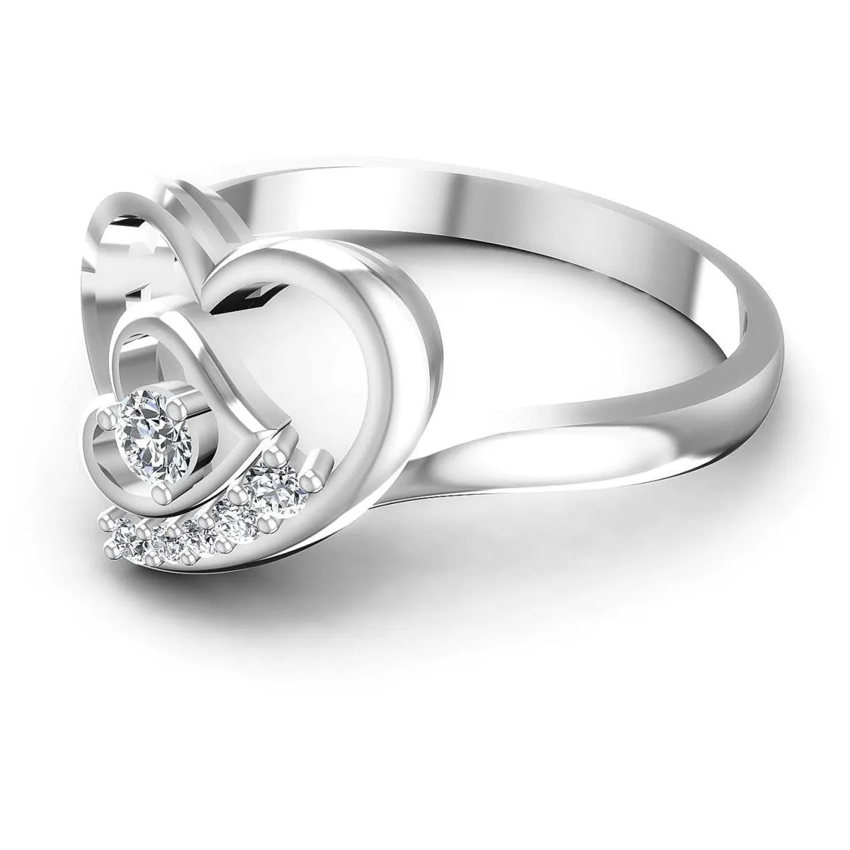 0.25 CT Round Cut Diamonds - Fashion Ring