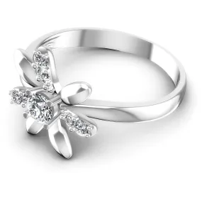 0.35 CT Round Cut Diamonds - Fashion Ring