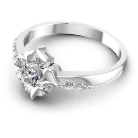 0.40 CT Round Cut Diamonds - Fashion Ring