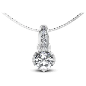 0.70 CT Round Cut Diamonds - Fashion Pendant