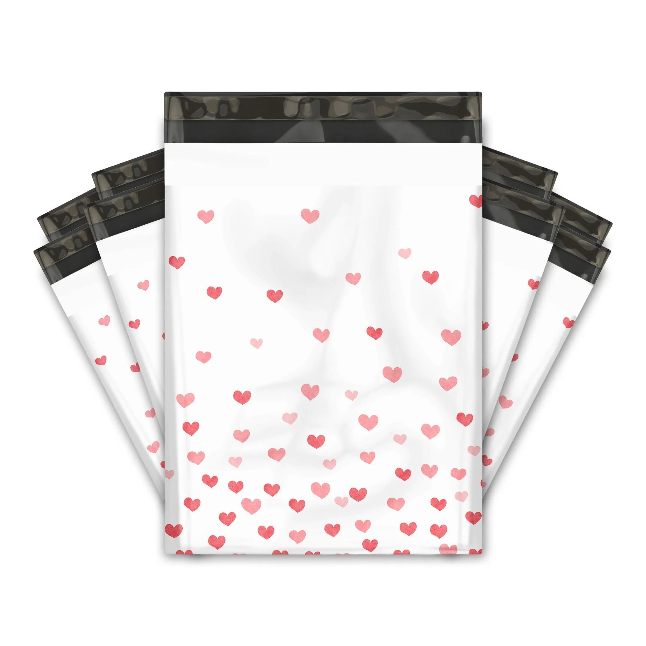 10x13 Valentine's Day Sample Pack Designer Poly Mailers Shipping Envelopes Premium Printed Bags