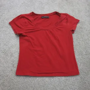 Abercrombie & Fitch Shirt Womens Small Red Casual Lightweight Cap Sleeve Top