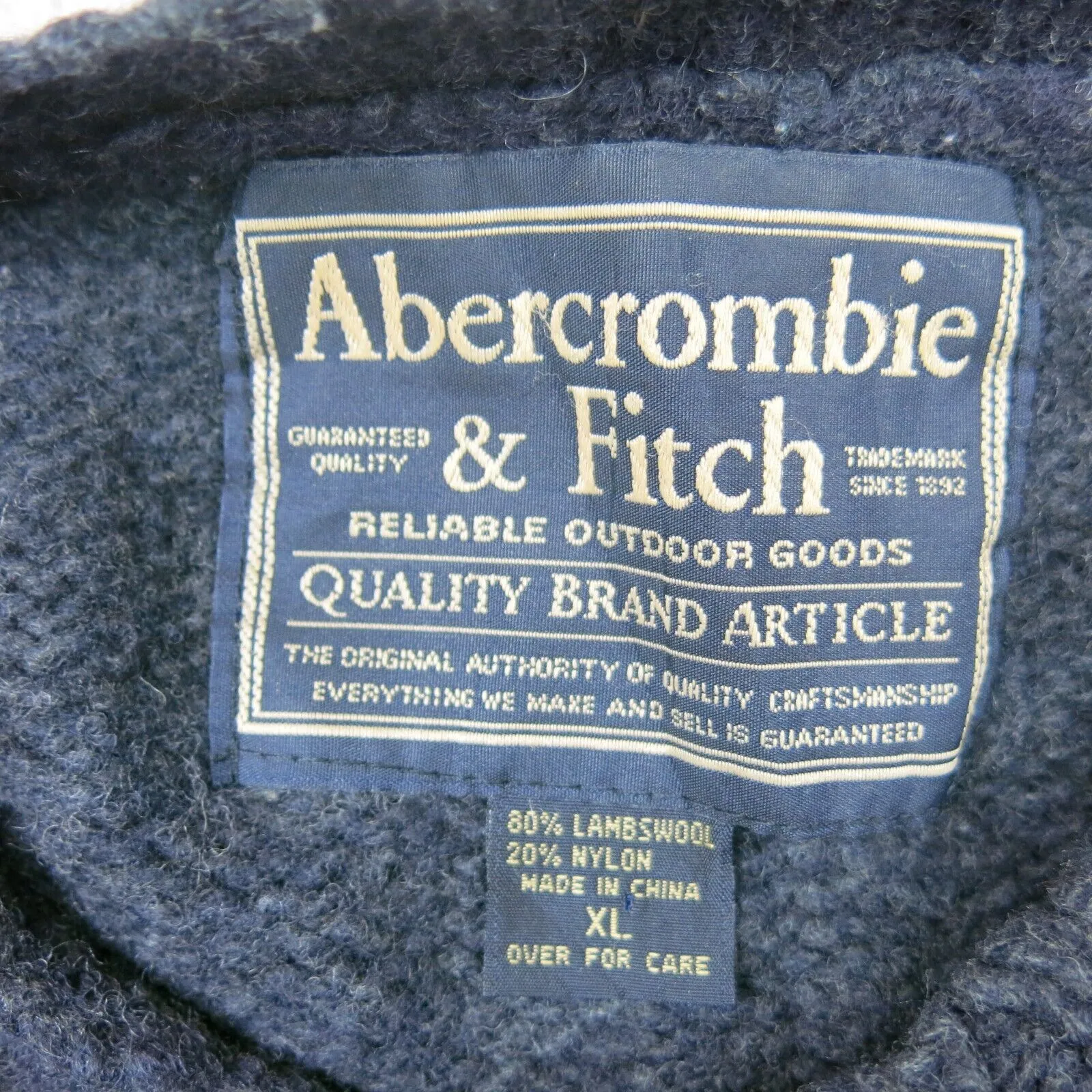 Abercrombie & Fitch Women Pullover Sweater Crew Neck Graphic Black Size X Large