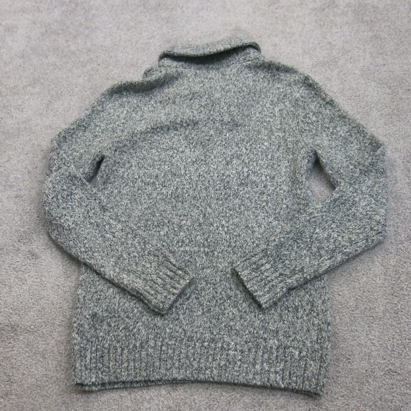 Abercrombie & Fitch Womens Pullover Sweater Knitted Long Sleeves Heather Gray M