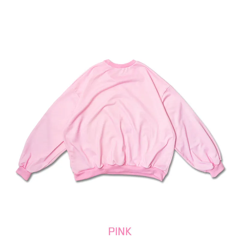 ACDC RAG "Whip Cat" pink sweater