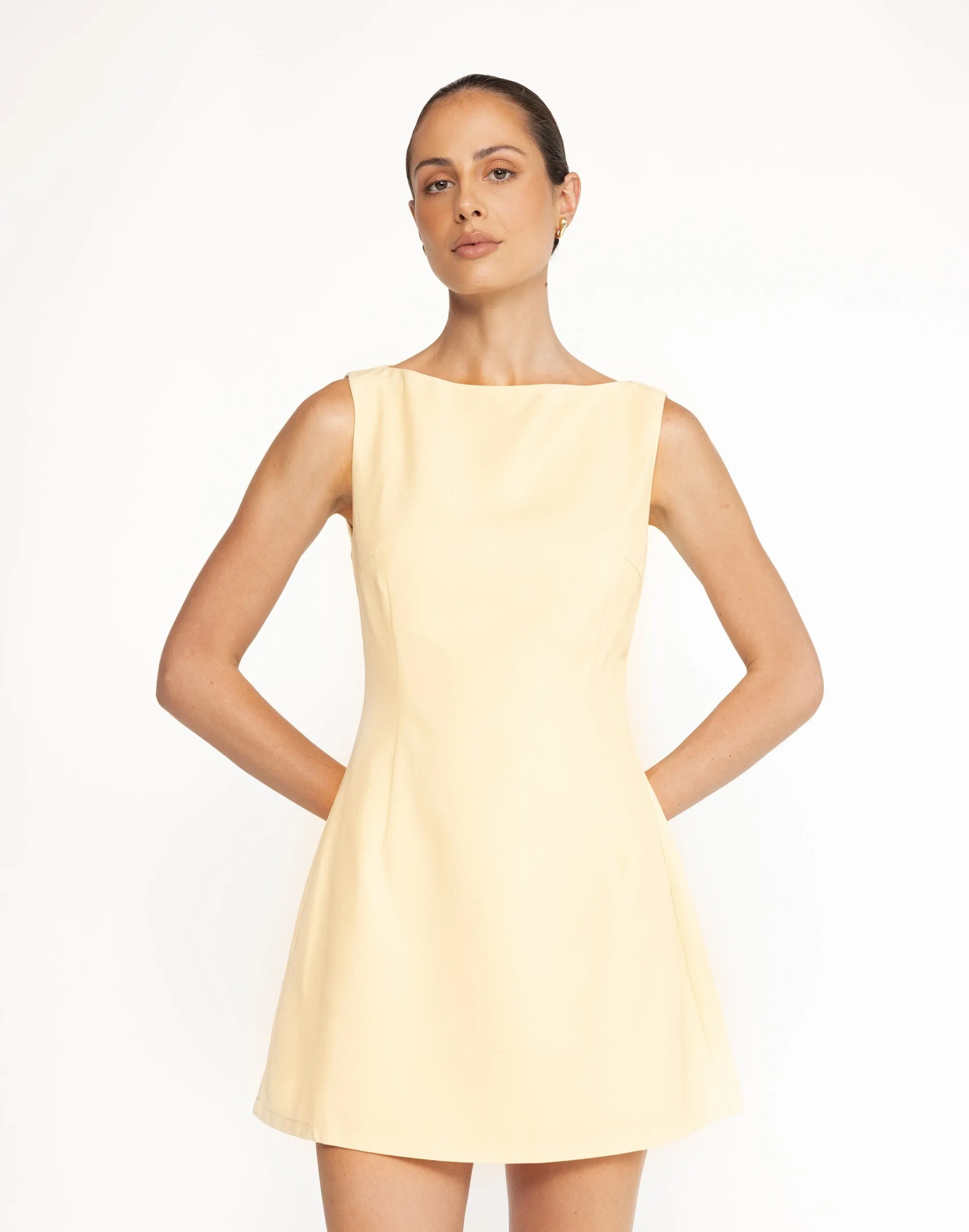 Aisling Mini Dress (Buttermilk)