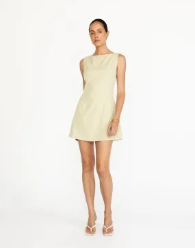 Aisling Mini Dress (Pistachio)