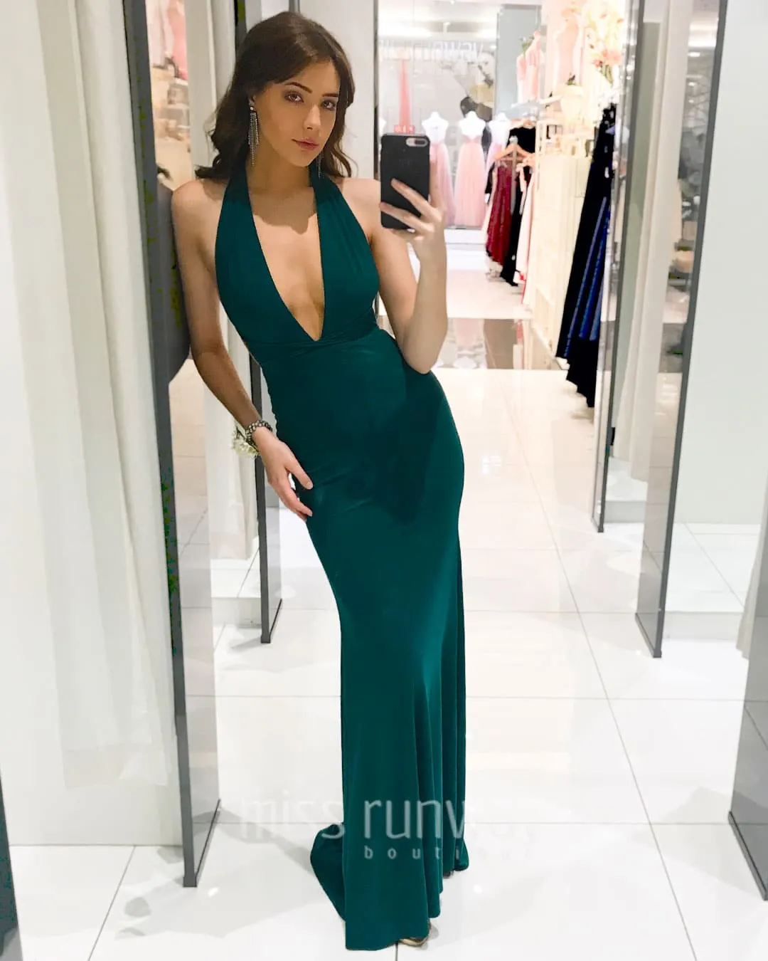 Alexis Gown - Emerald Green