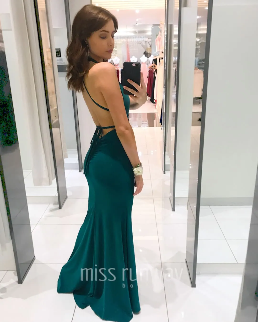 Alexis Gown - Emerald Green