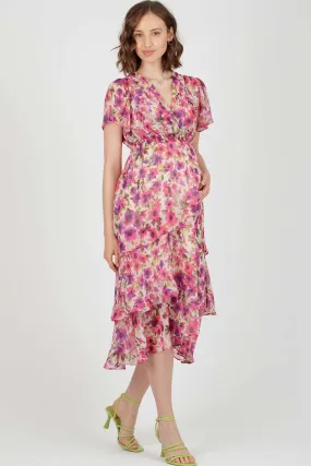 Amber Maternity Nursing Chiffon Dress