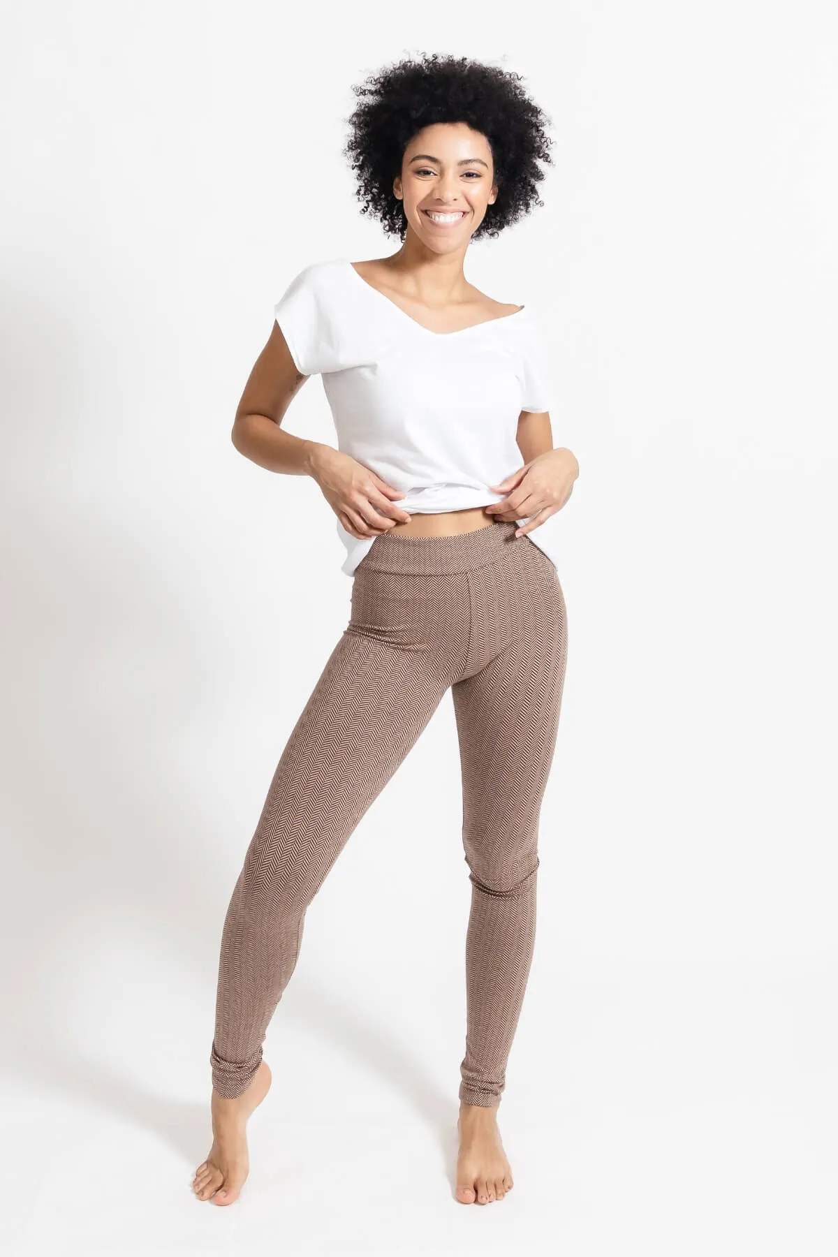 Asana Leggings - Coffee