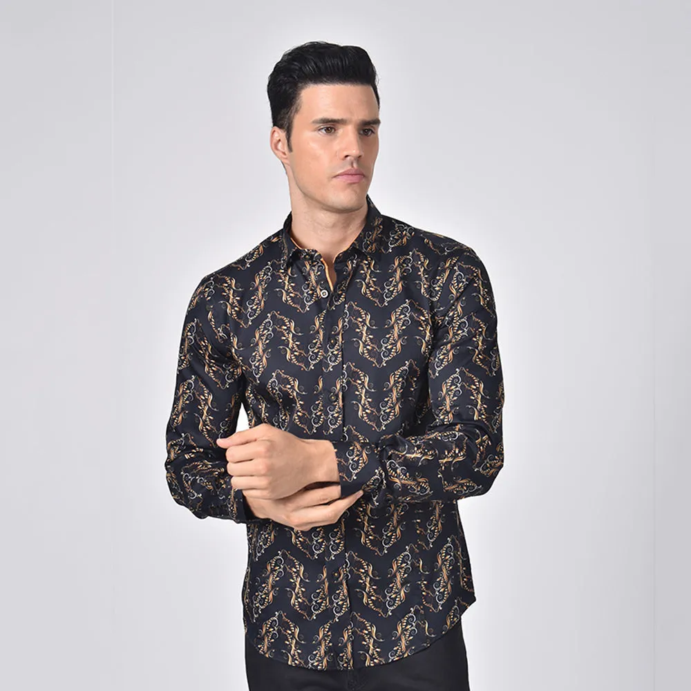 Athenian Golden Vine Button Down Shirt