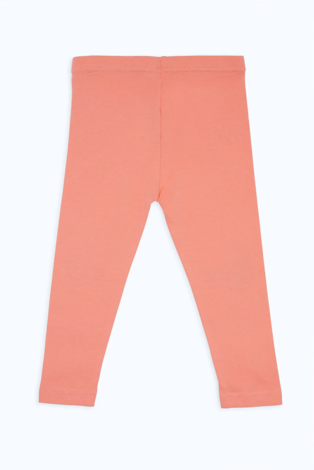 Baby Girls Orange Fruit Printed Legging