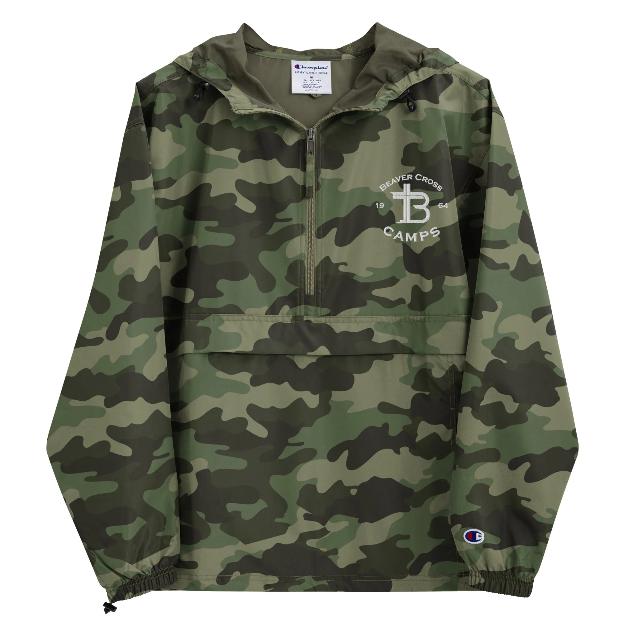 Beaver Cross Embroidered Champion Packable Jacket