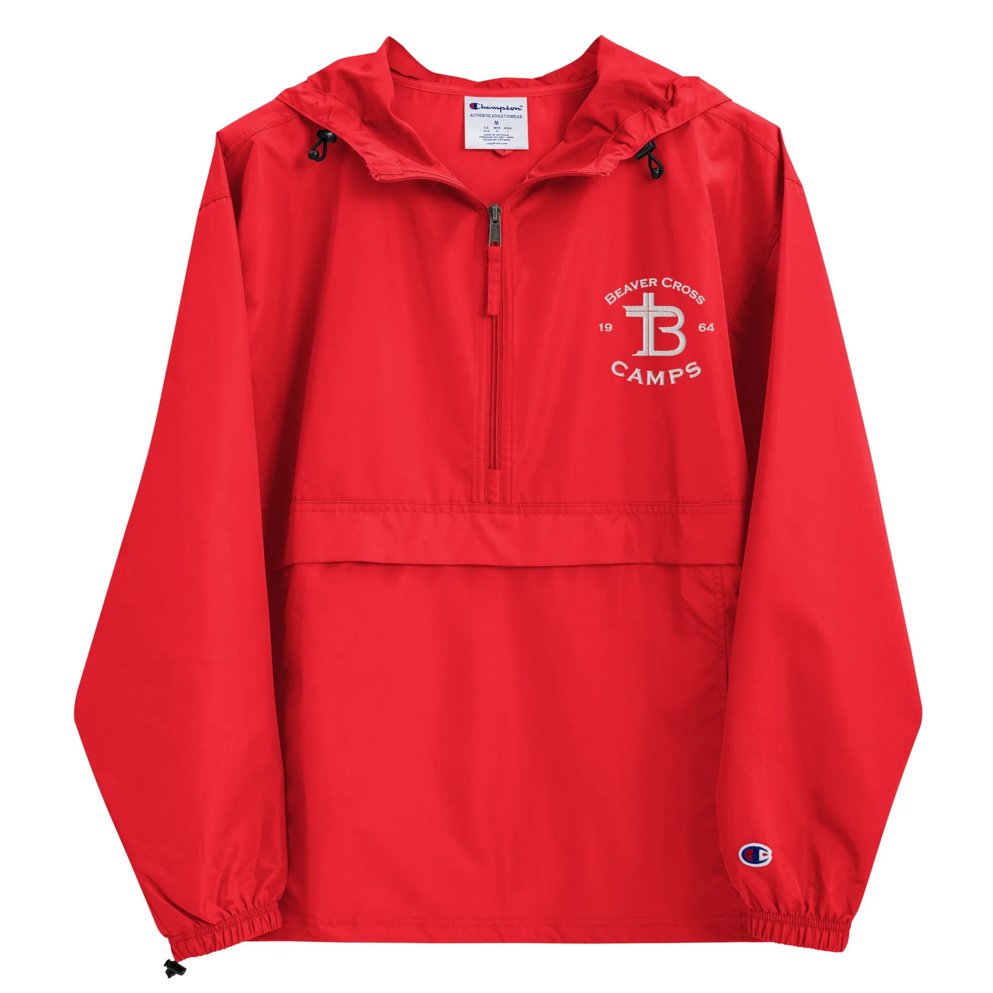 Beaver Cross Embroidered Champion Packable Jacket