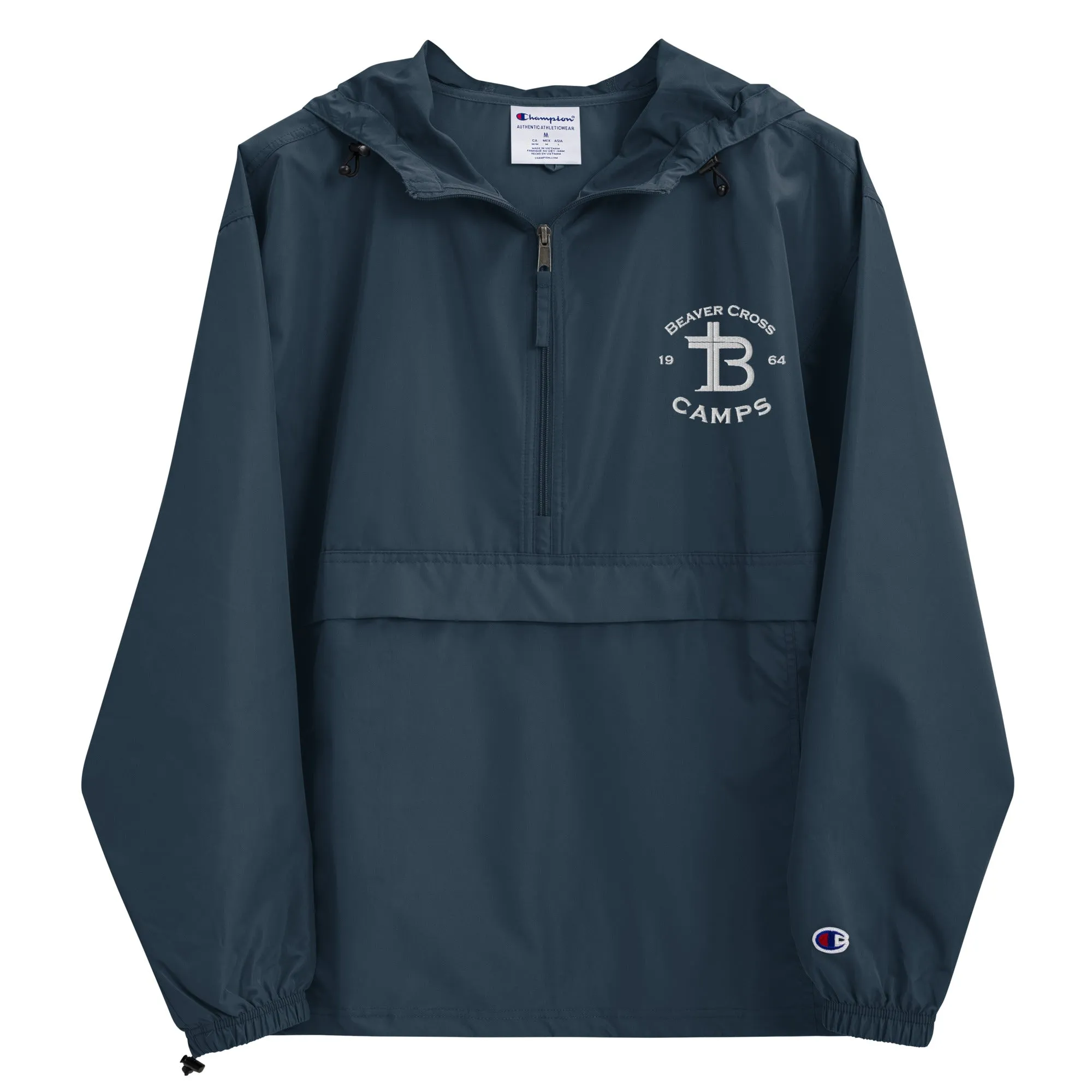 Beaver Cross Embroidered Champion Packable Jacket