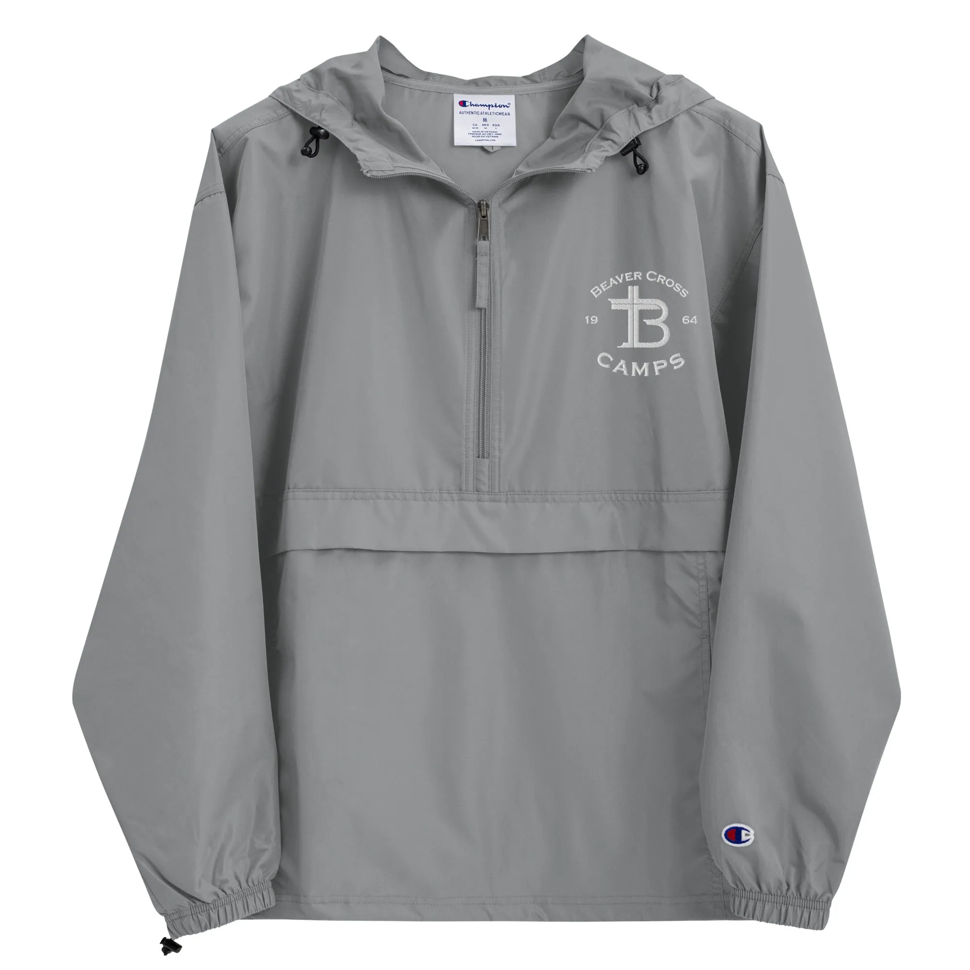 Beaver Cross Embroidered Champion Packable Jacket