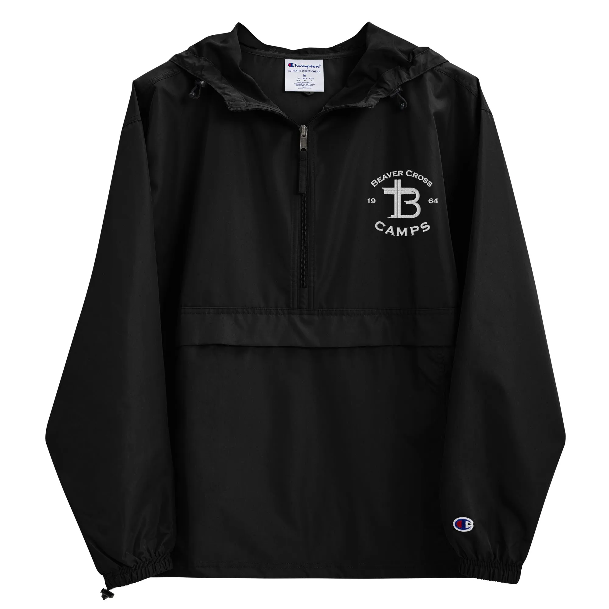 Beaver Cross Embroidered Champion Packable Jacket