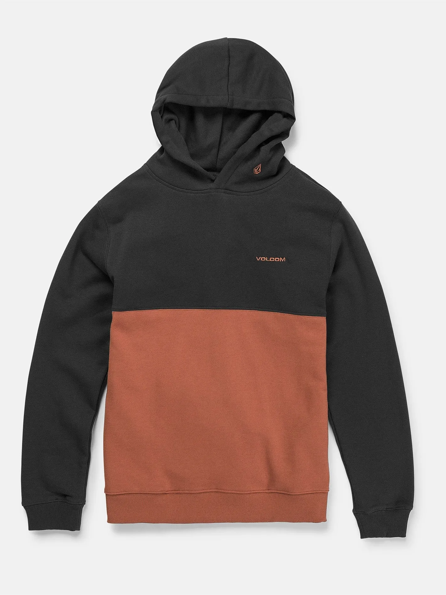 Big Boys Divided Hoodie - Rust