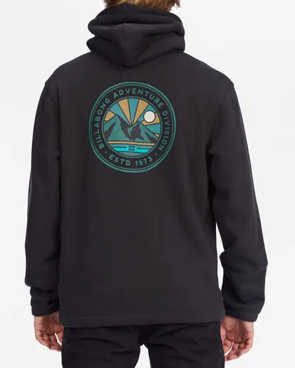 Billabong Compass A/Div Pullover Hoodie - Washed Black