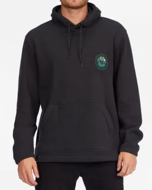 Billabong Compass A/Div Pullover Hoodie - Washed Black