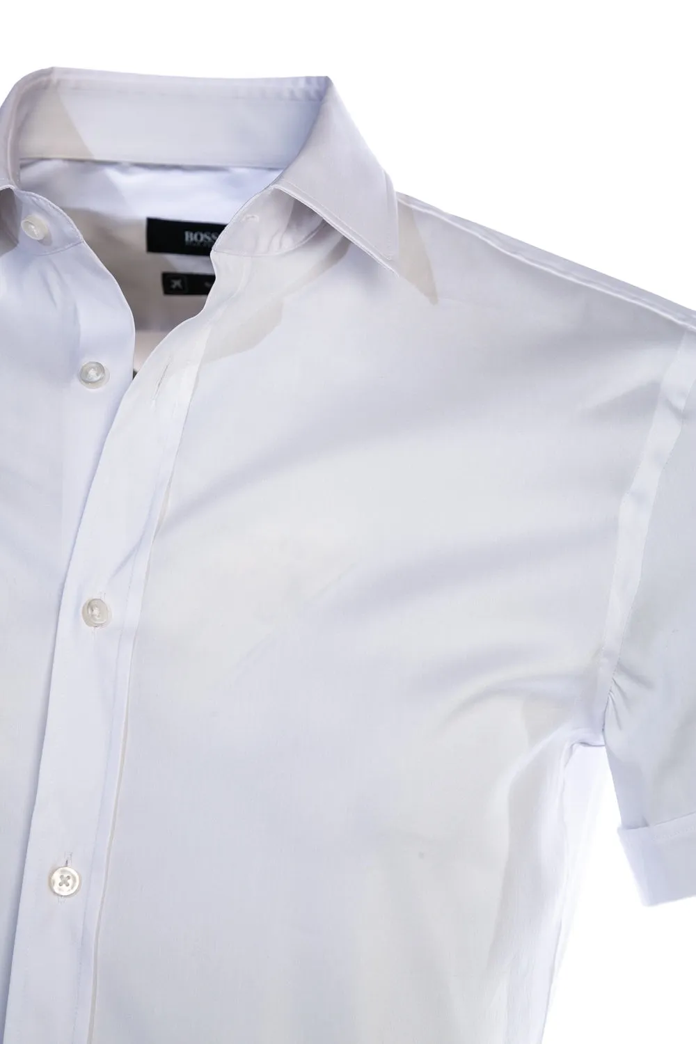 BOSS Jats Short Sleeve Shirt in White