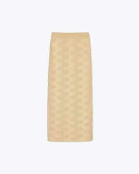 Bria - Sale Midi Tube Skirt - Creme