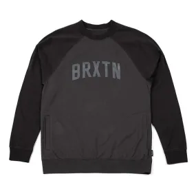 Brixton - Hamilton II Crew Men's Fleece, Black/Black