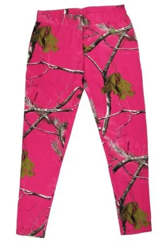 Browning Opal Leggings Realtree APC Pink Fuchsia Camo Full Length Size M