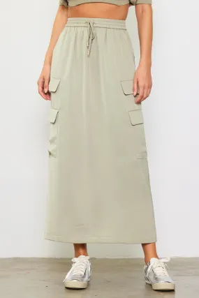 Cargo Midi Skirt