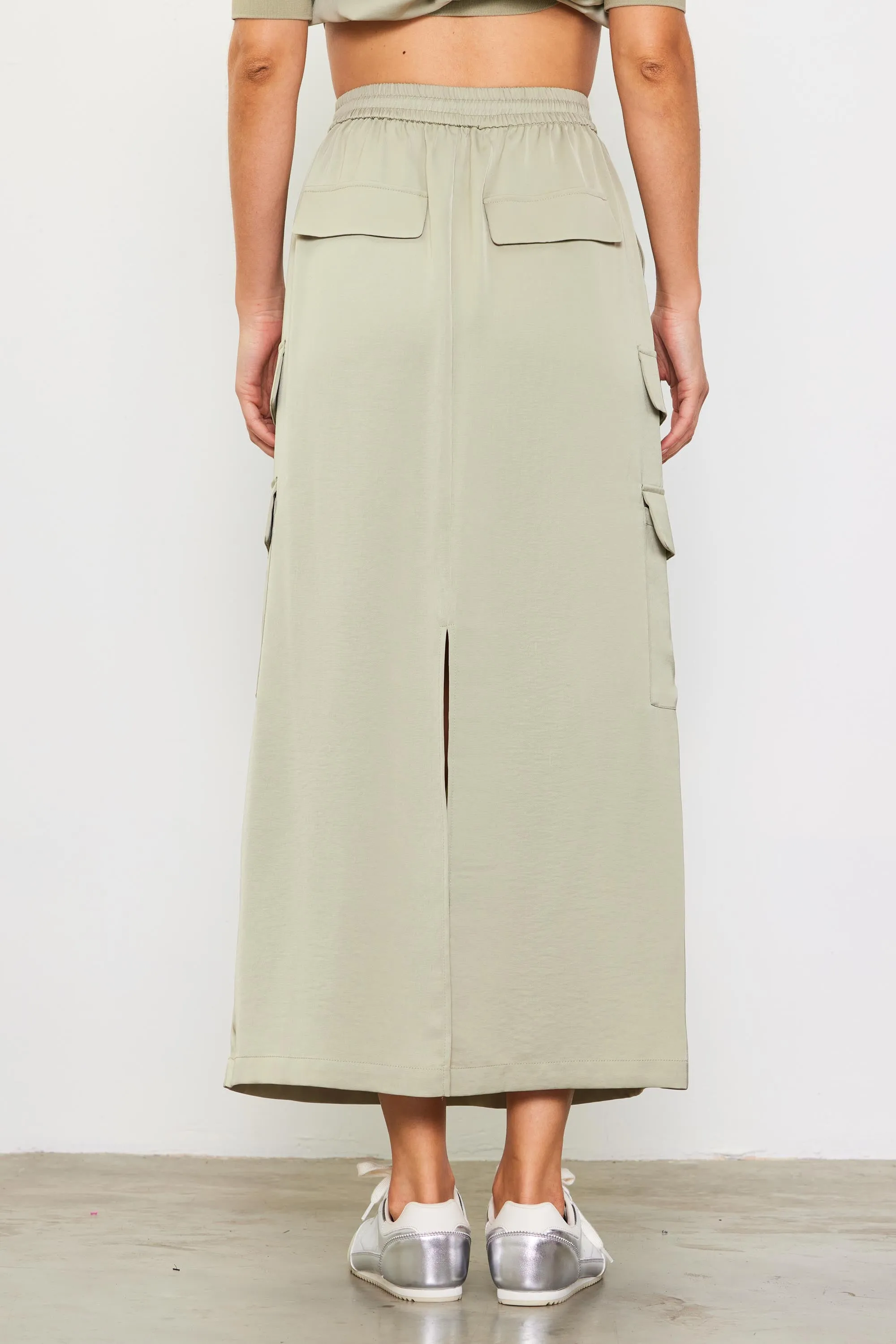 Cargo Midi Skirt