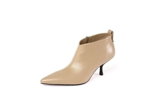 Carolyn Low Ankle Boots