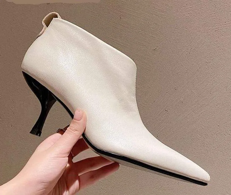 Carolyn Low Ankle Boots