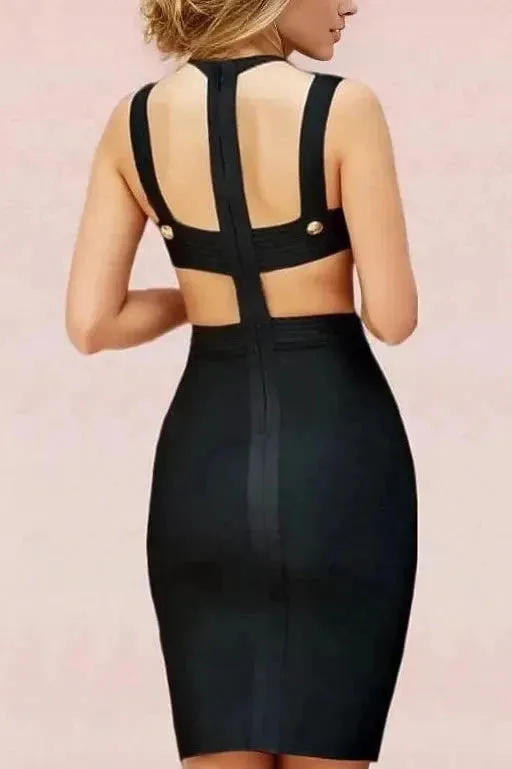 Cleo Bandage Dress - Classic Black