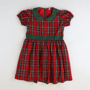 Collared Dress - Christmas Plaid