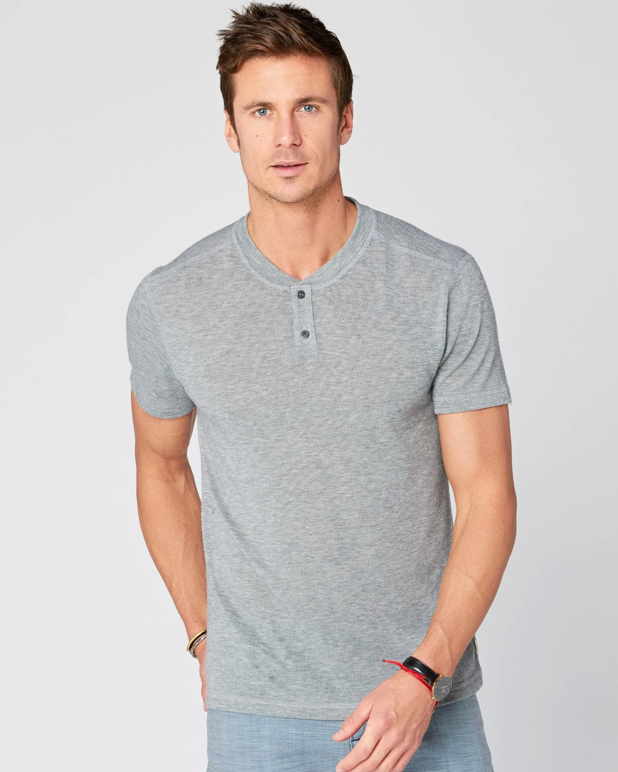 Crane Short Sleeve Henley