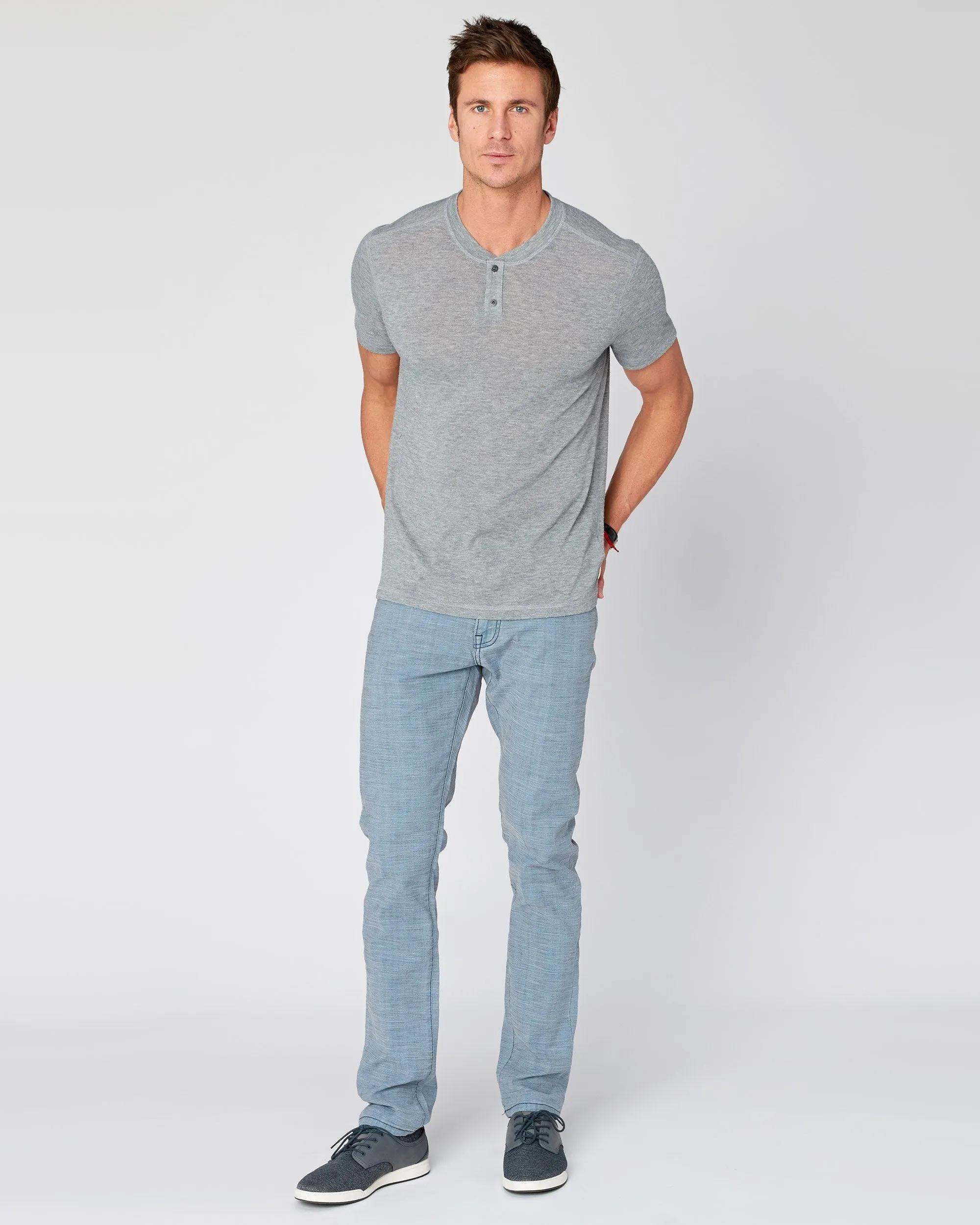 Crane Short Sleeve Henley