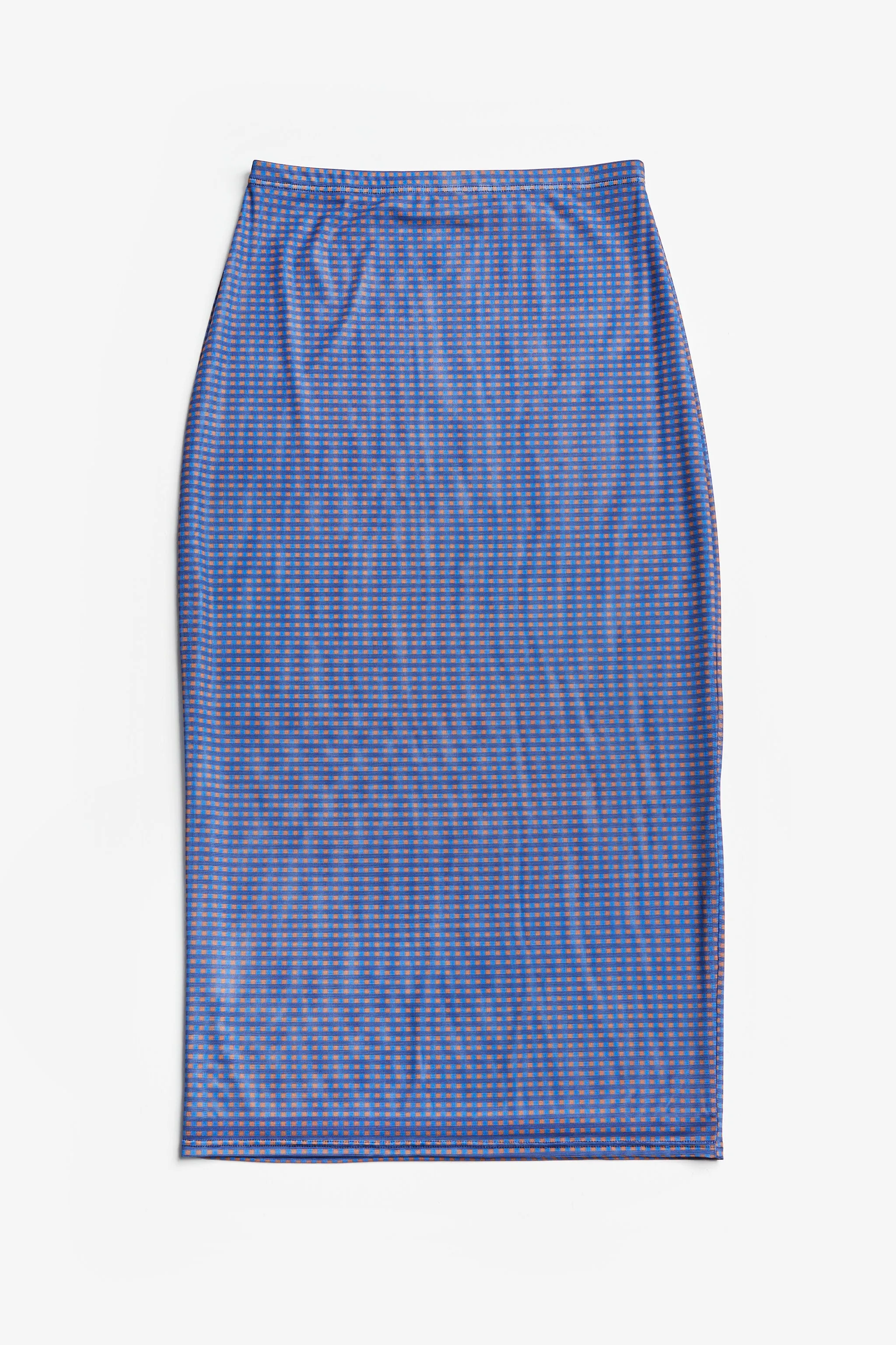 Cure Mesh Skirt Blue Check