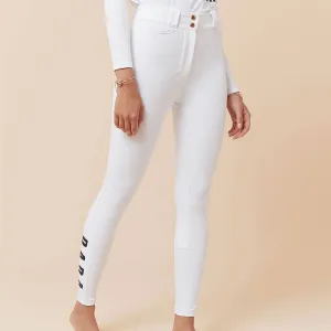 Dada Sport Chacco High Waist Breeches - White