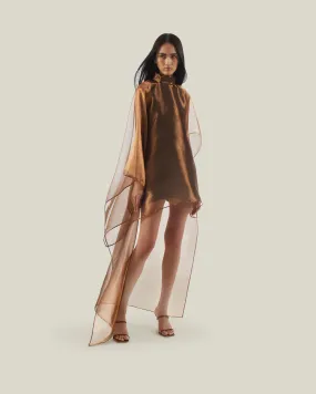 Dallas Metallic Kaftan in Bronze