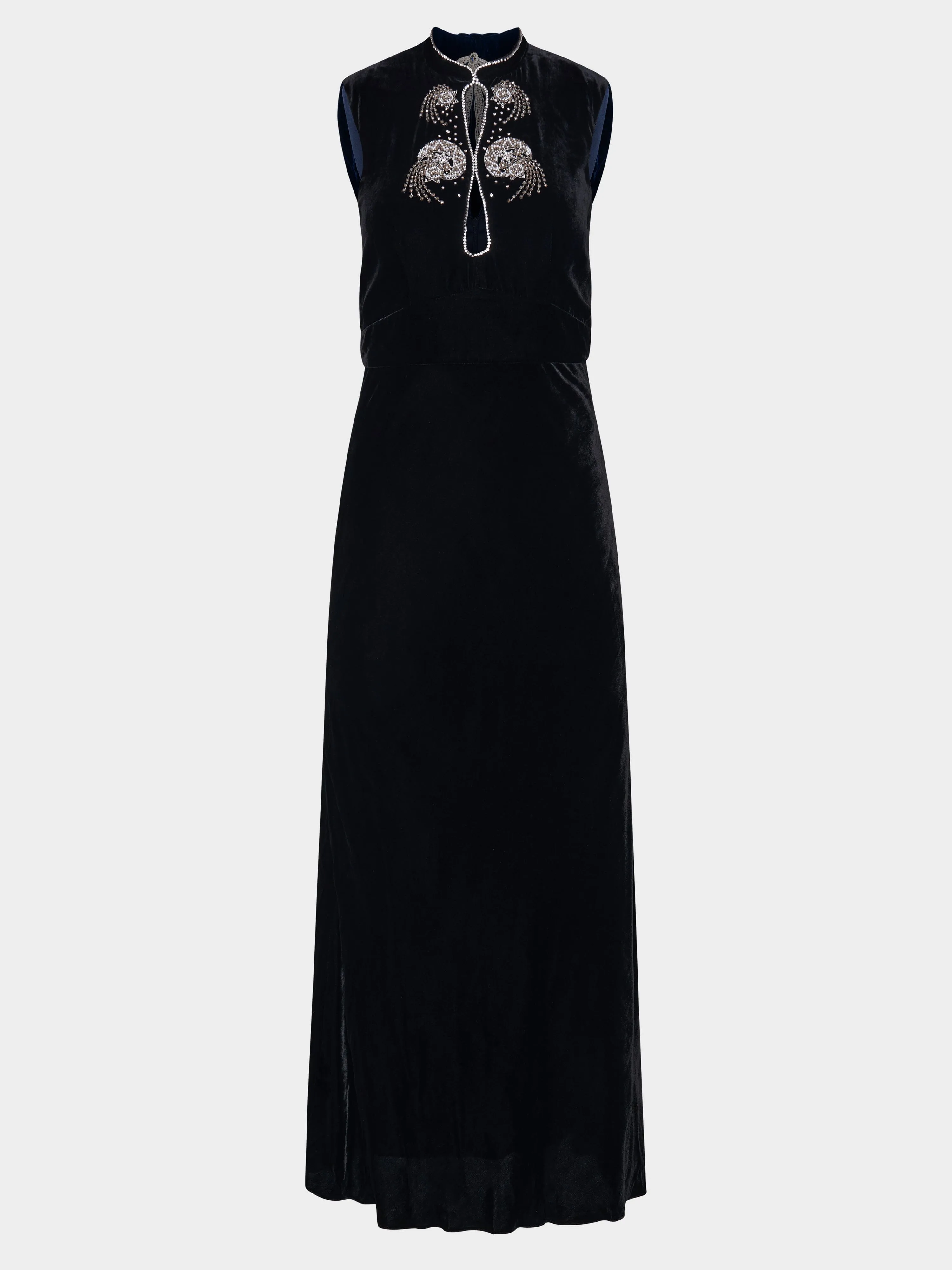 Diane Dress in Black Celestial Rays