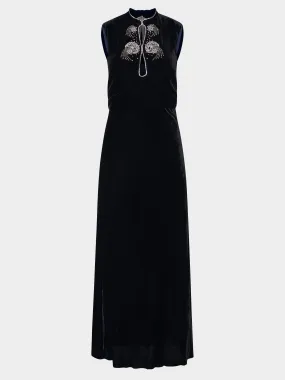 Diane Dress in Black Celestial Rays