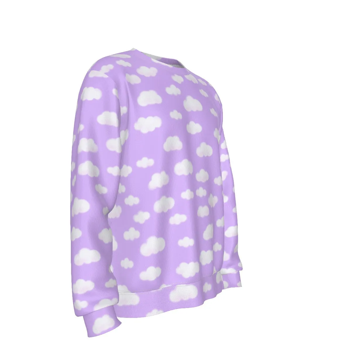 Dreamy Clouds Men's Sweatshirt (Lilac)