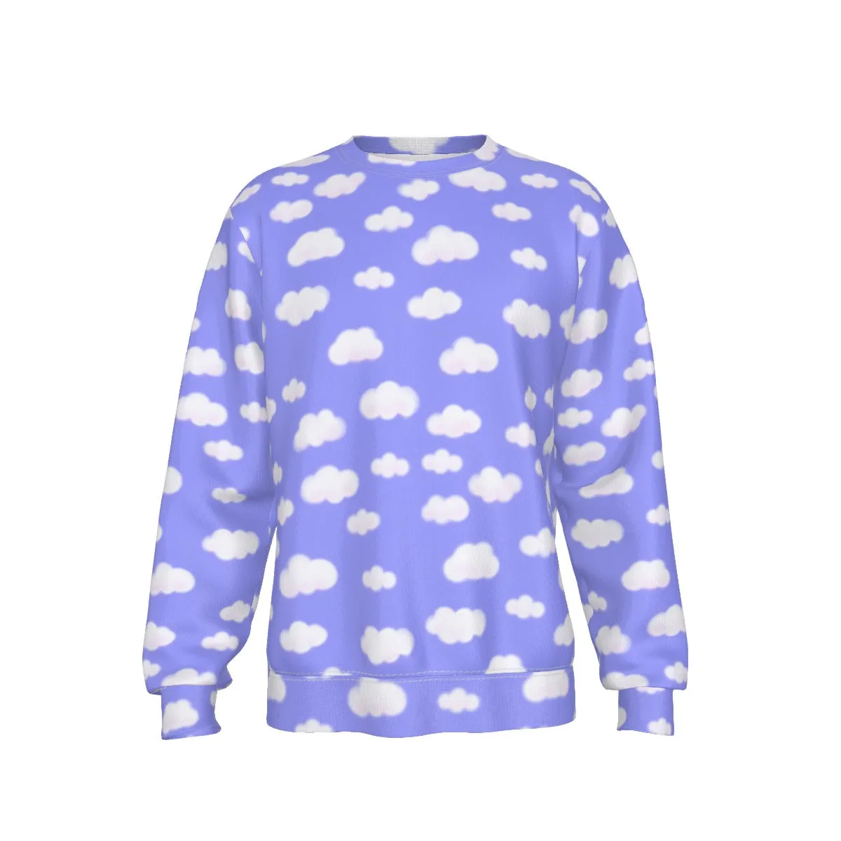 Dreamy Clouds Men's Sweatshirt (Periwinkle)