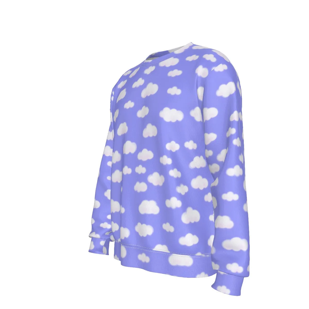 Dreamy Clouds Men's Sweatshirt (Periwinkle)