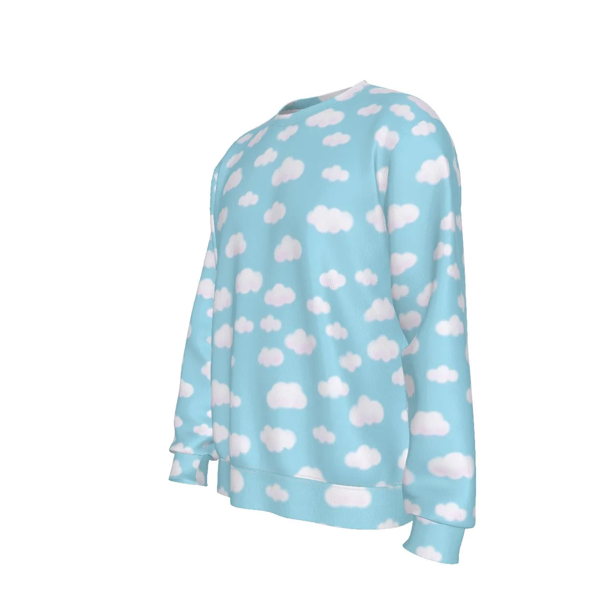 Dreamy Clouds Men's Sweatshirt (Sky Blue)