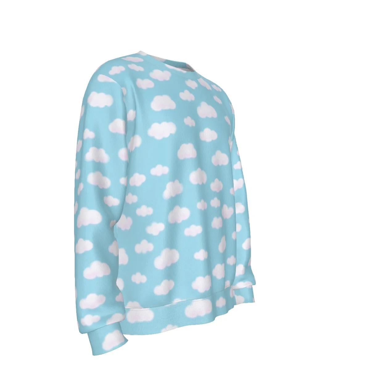 Dreamy Clouds Men's Sweatshirt (Sky Blue)