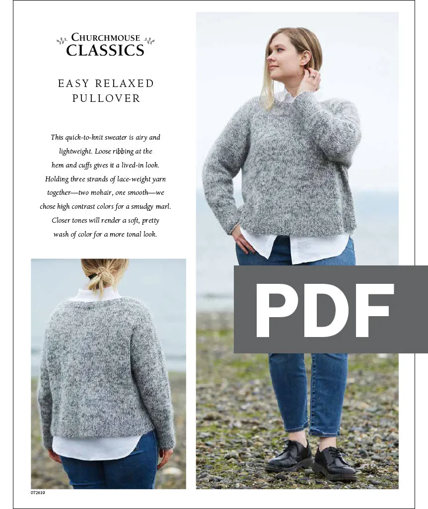 Easy Relaxed Pullover Pattern