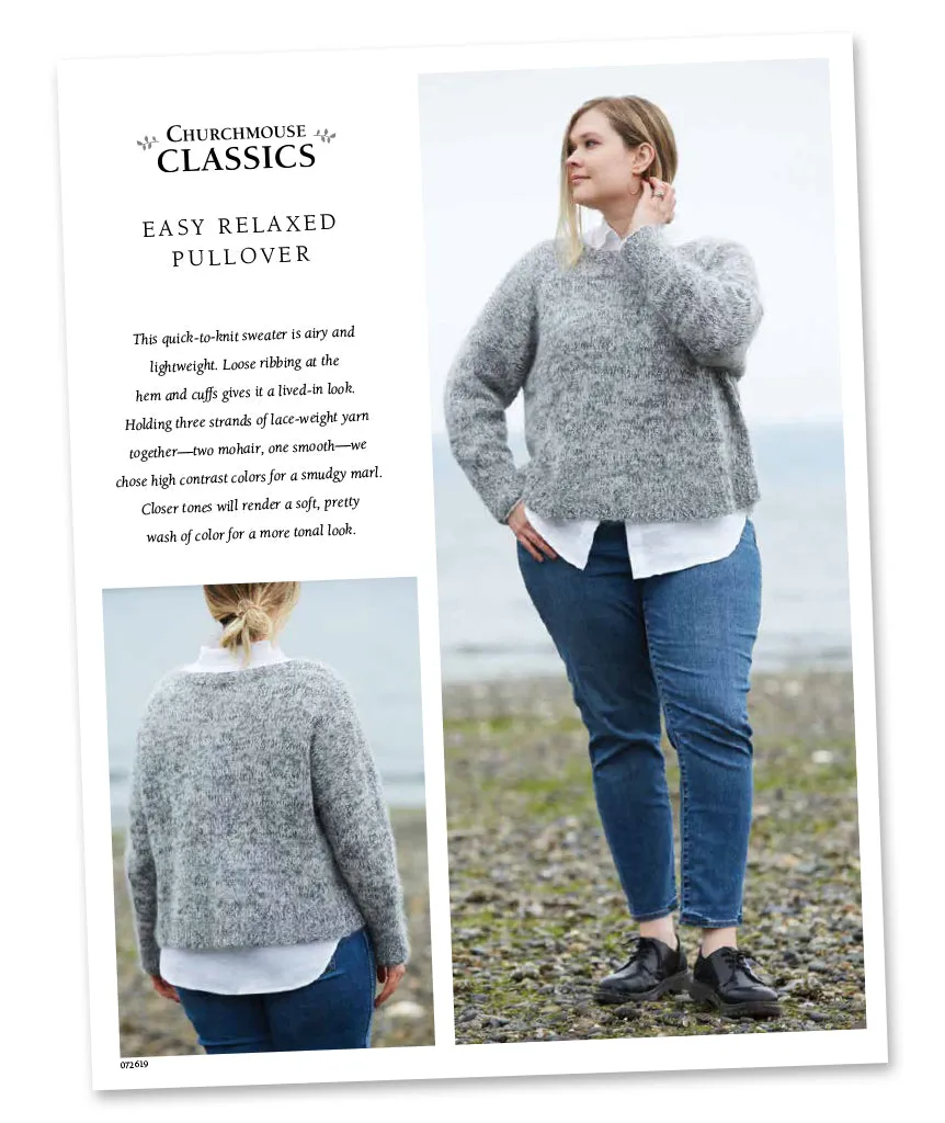 Easy Relaxed Pullover Using Isager Silk Mohair and Alpaca 1