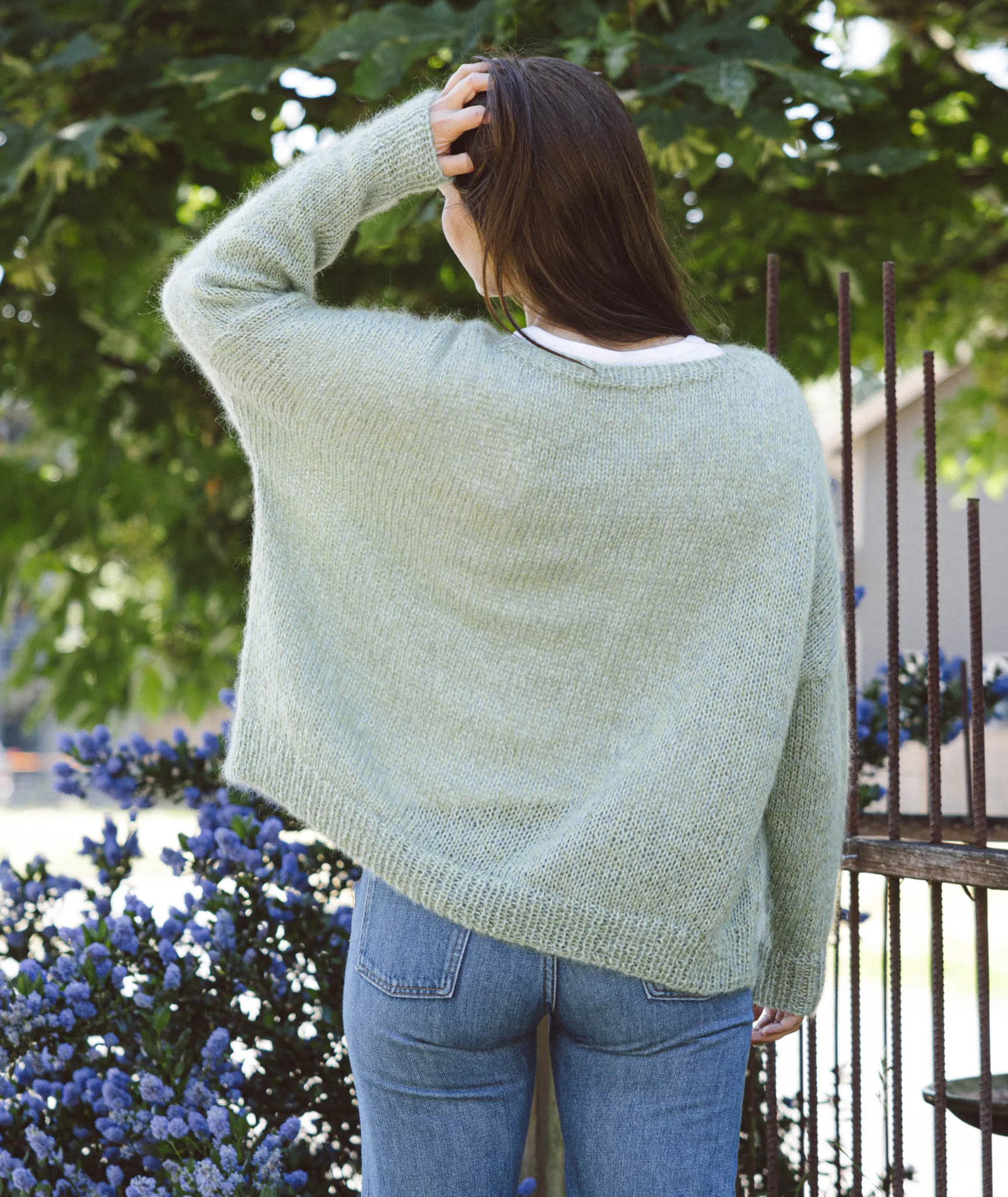 Easy Relaxed Pullover Using Isager Silk Mohair and Alpaca 1